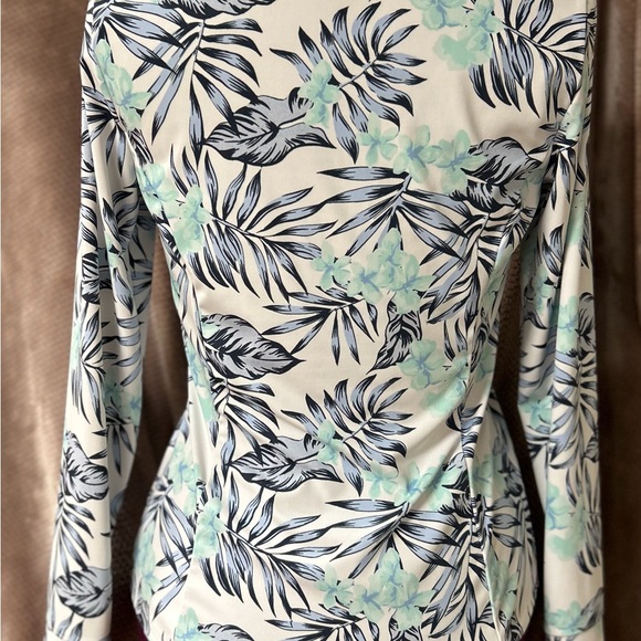 Tommy Bahama Golf Stretch Tropical Print 1/3 Zip - Size S/P - Picture 13 of 14